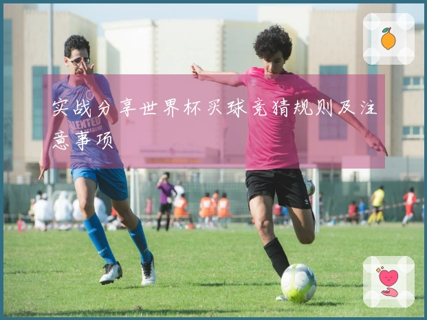 实战分享世界杯买球竞猜规则及注意事项